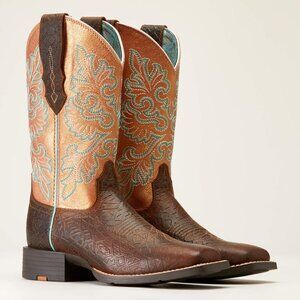 Ariat Women's Round Up Wide Square Toe StretchFit Size 10 B - New - sale